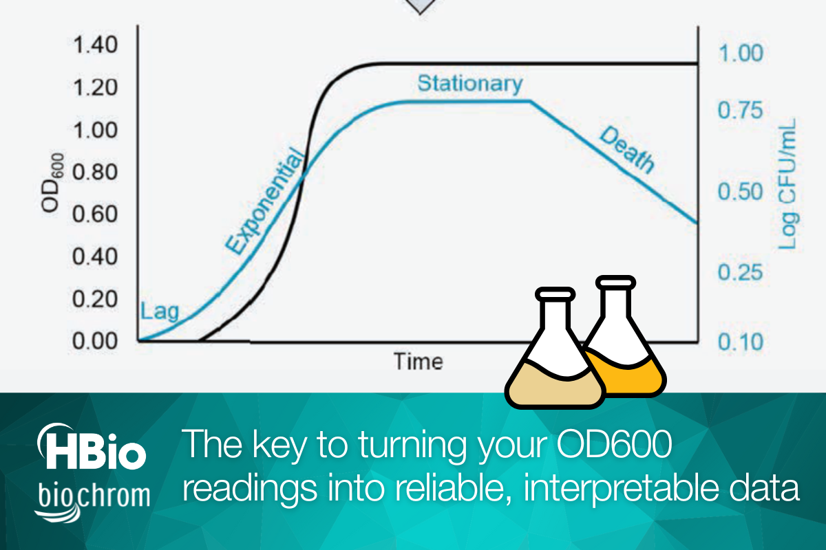Cell growth diagram - The key to turning your OD600 readings into reliable, interpretable data - HBio - Biochrom